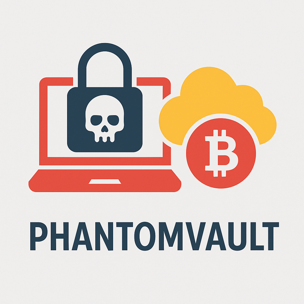 PhantomVault ransomware illustration